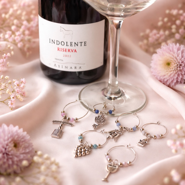 Weinglas Charms (Marker) handgefertigt